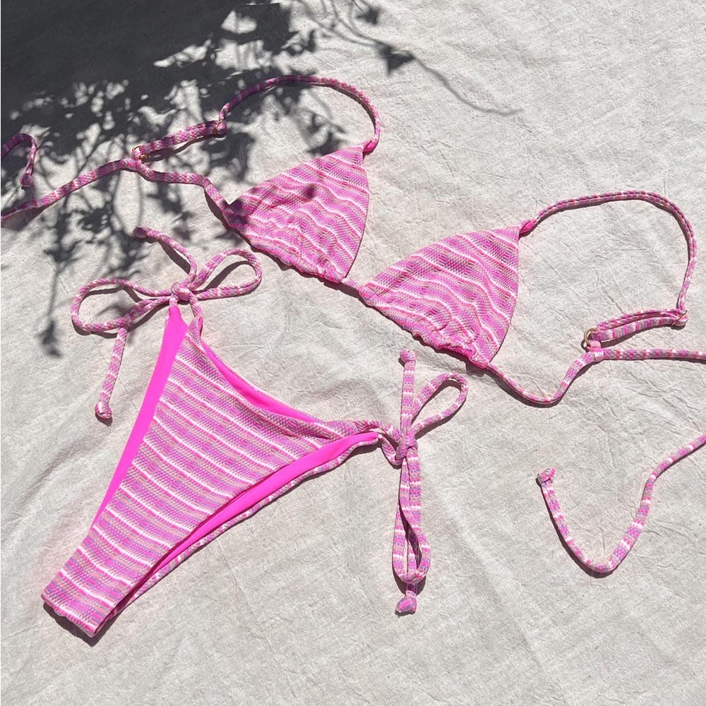 L*SPACE String Bikini SET 👙 Top + Bottom - Picture 7 of 17